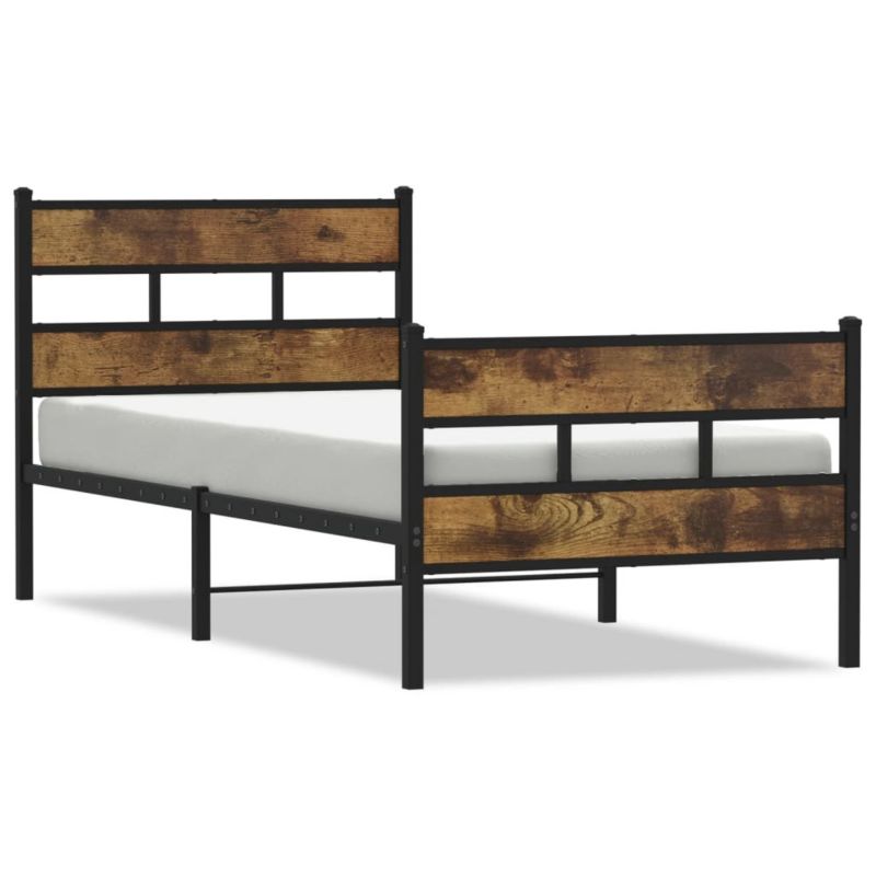 Łóżko metalowe WaszeMeble 107x203 cm dąb WM-4017067 1 szt.