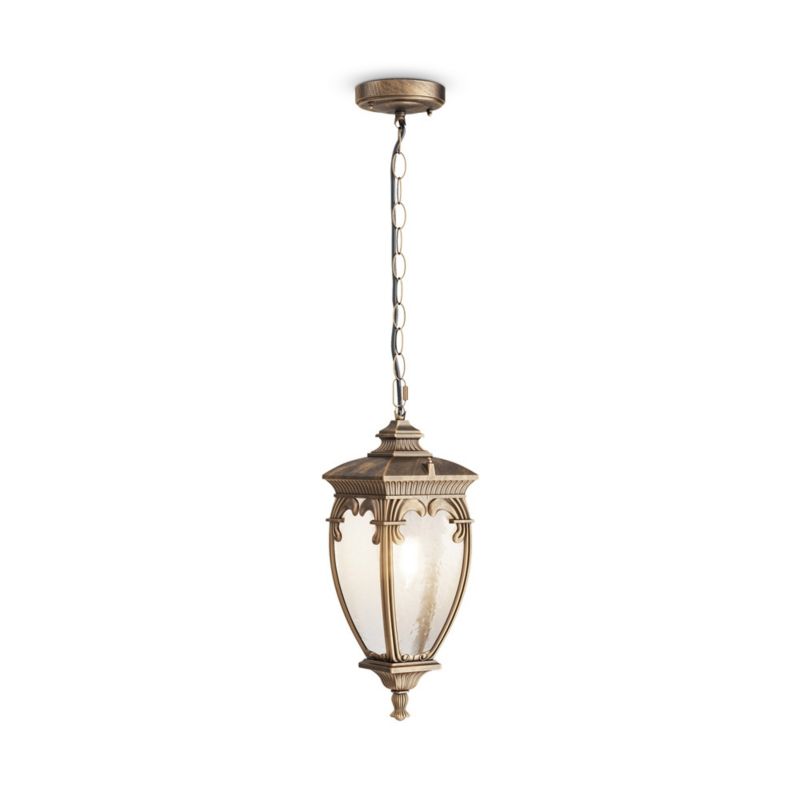 Lampa sufitowa zewnętrzna Maytoni Fleur brązowa klasyczna 1 x E27 x 60W IP44 wym: 40 x 40 x 15 cm - 1 szt.