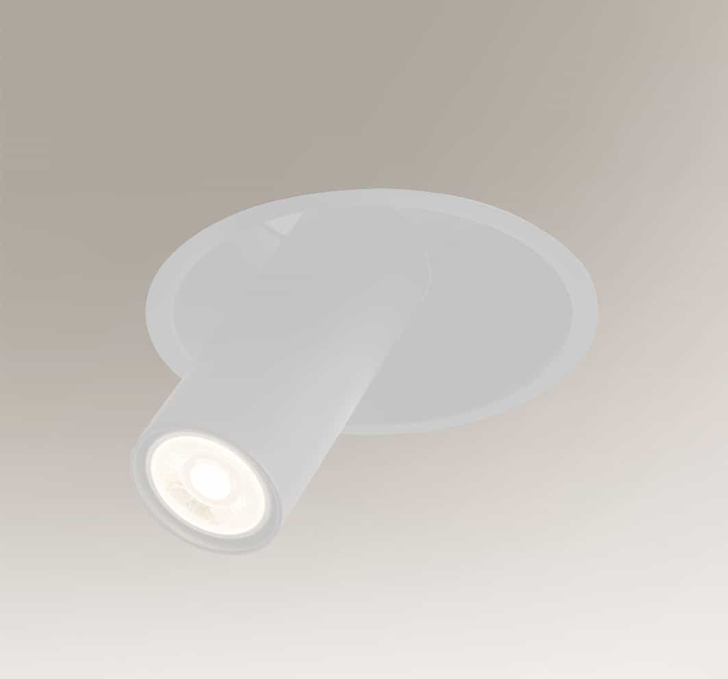 Shilo Yakumo lampa podsufitowa 1x5W LED biała 7807 - Wysyłka w 24h