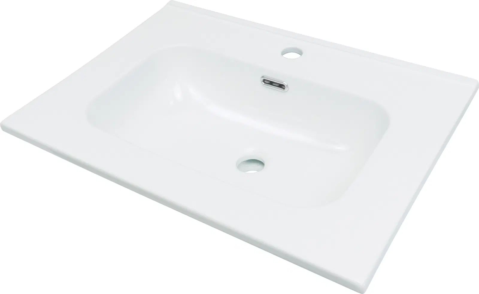Deante Tubo umywalka 61x46,2 cm prostokątna wpuszczana biała CTU_6U6W - Wysyłka w 24h
