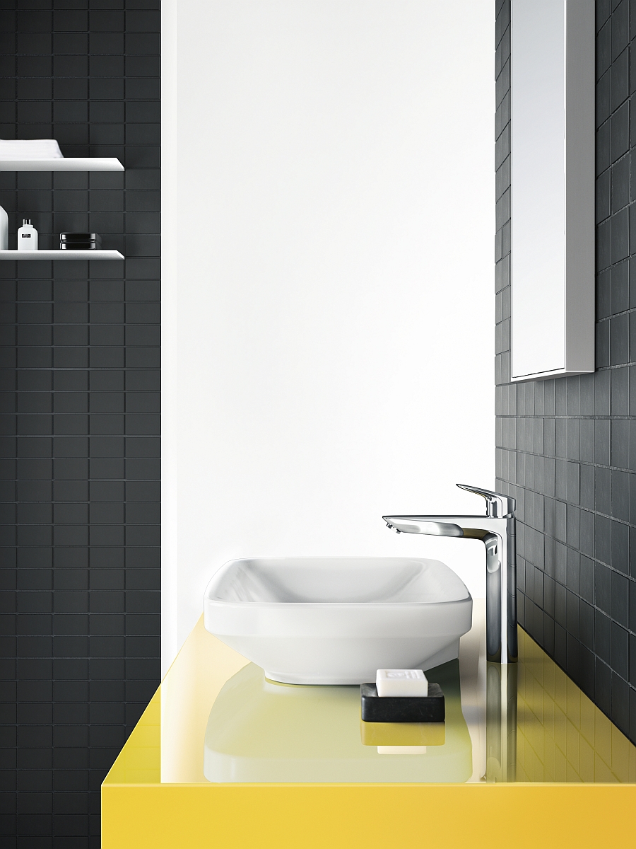 Hansgrohe Logis bateria umywalkowa stojąca EcoSmart chrom 71090000