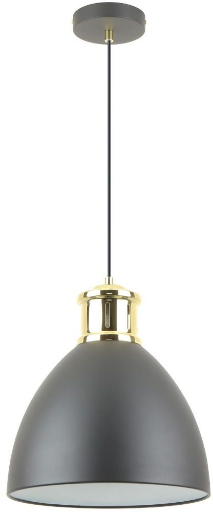 Zuma Line Mensa lampa wisząca 1x40W czarny/złoty A8050L-SBK