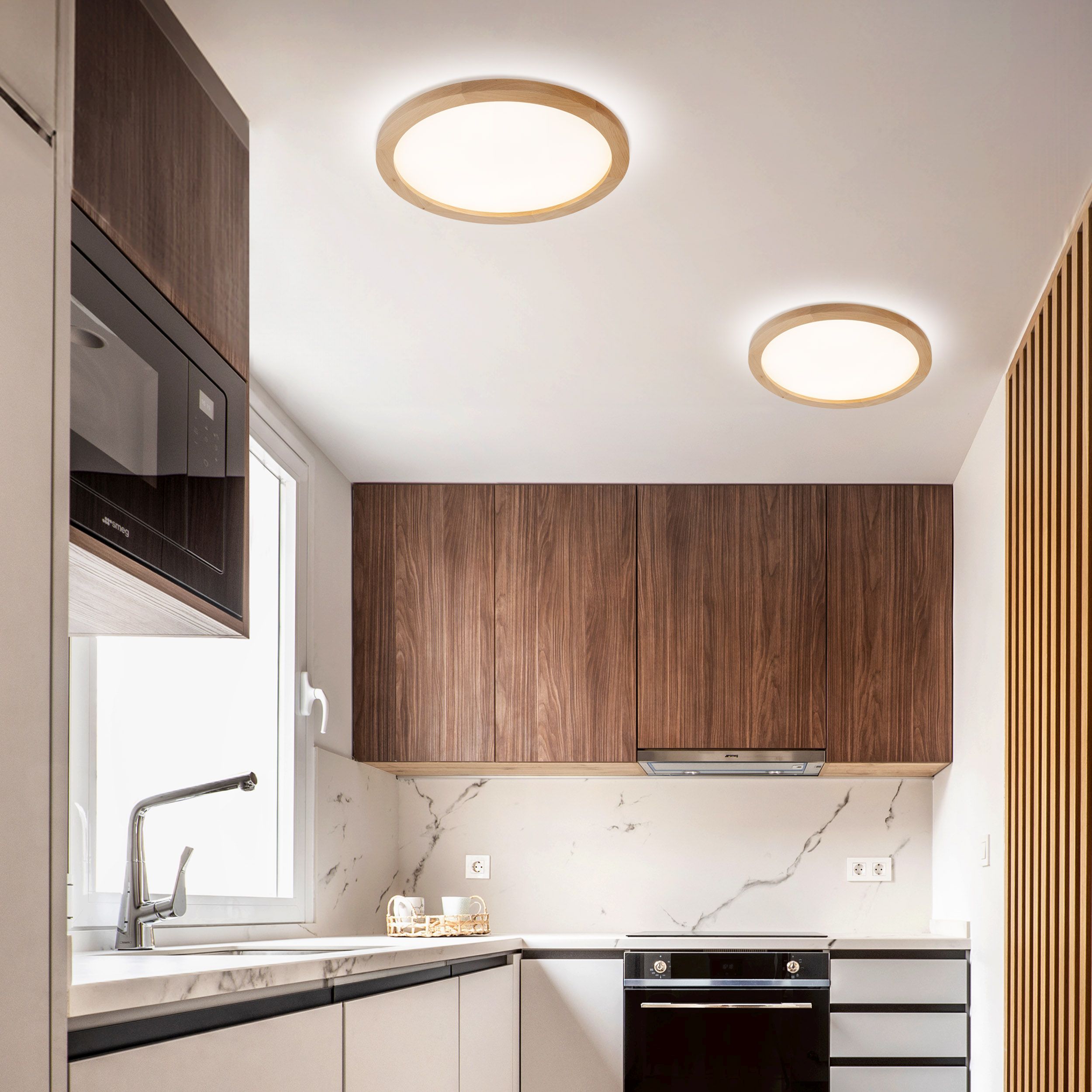 TK Lighting Aqua Wood plafon 1x36 W drewno 18011