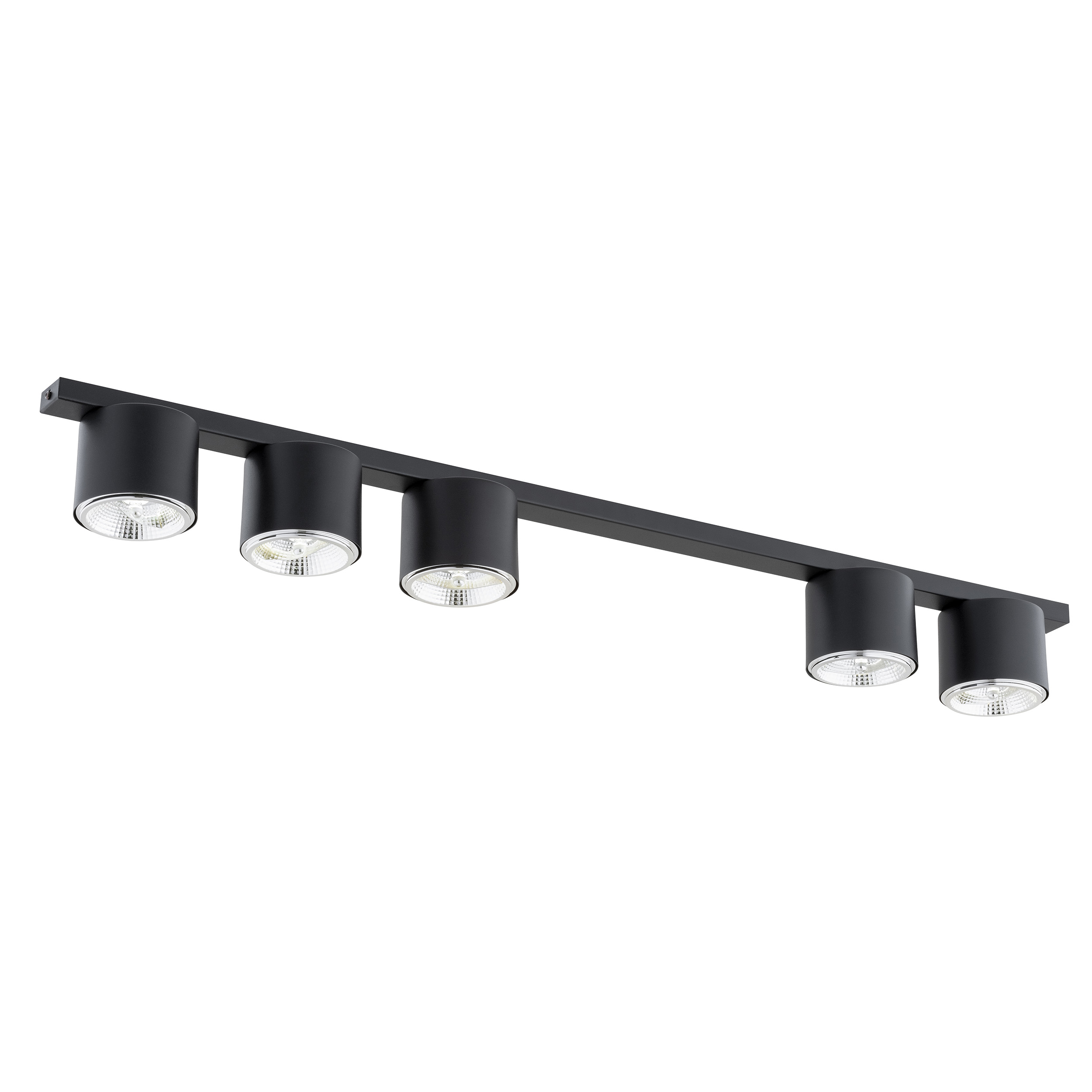 Emibig Nano lampa podsufitowa 5x10 W czarna 1310/5