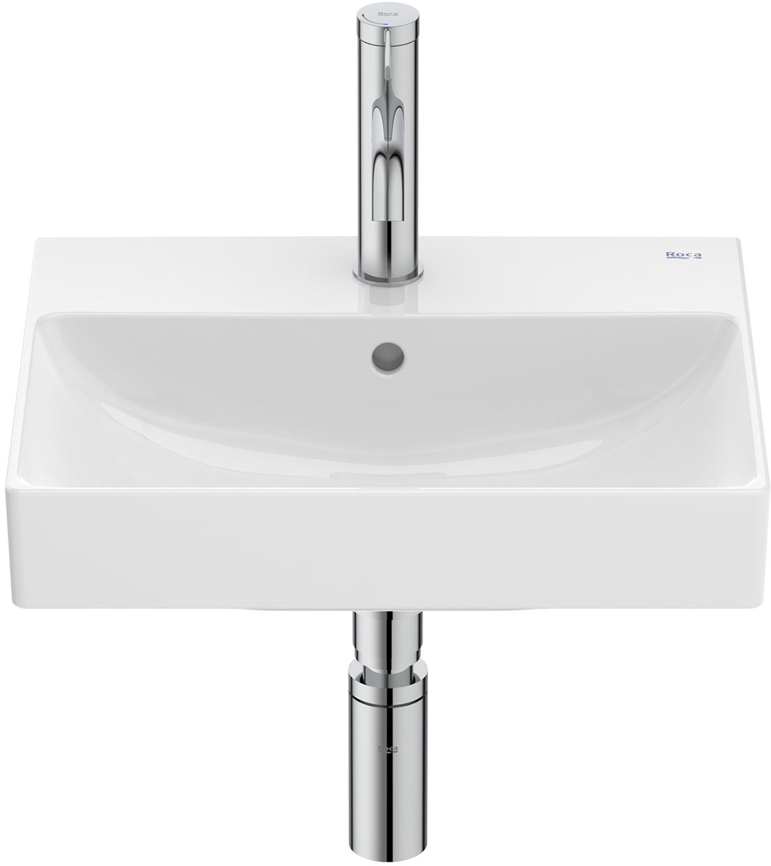 Roca Ona umywalka 45x36 cm prostokątna ścienna biała A327682000