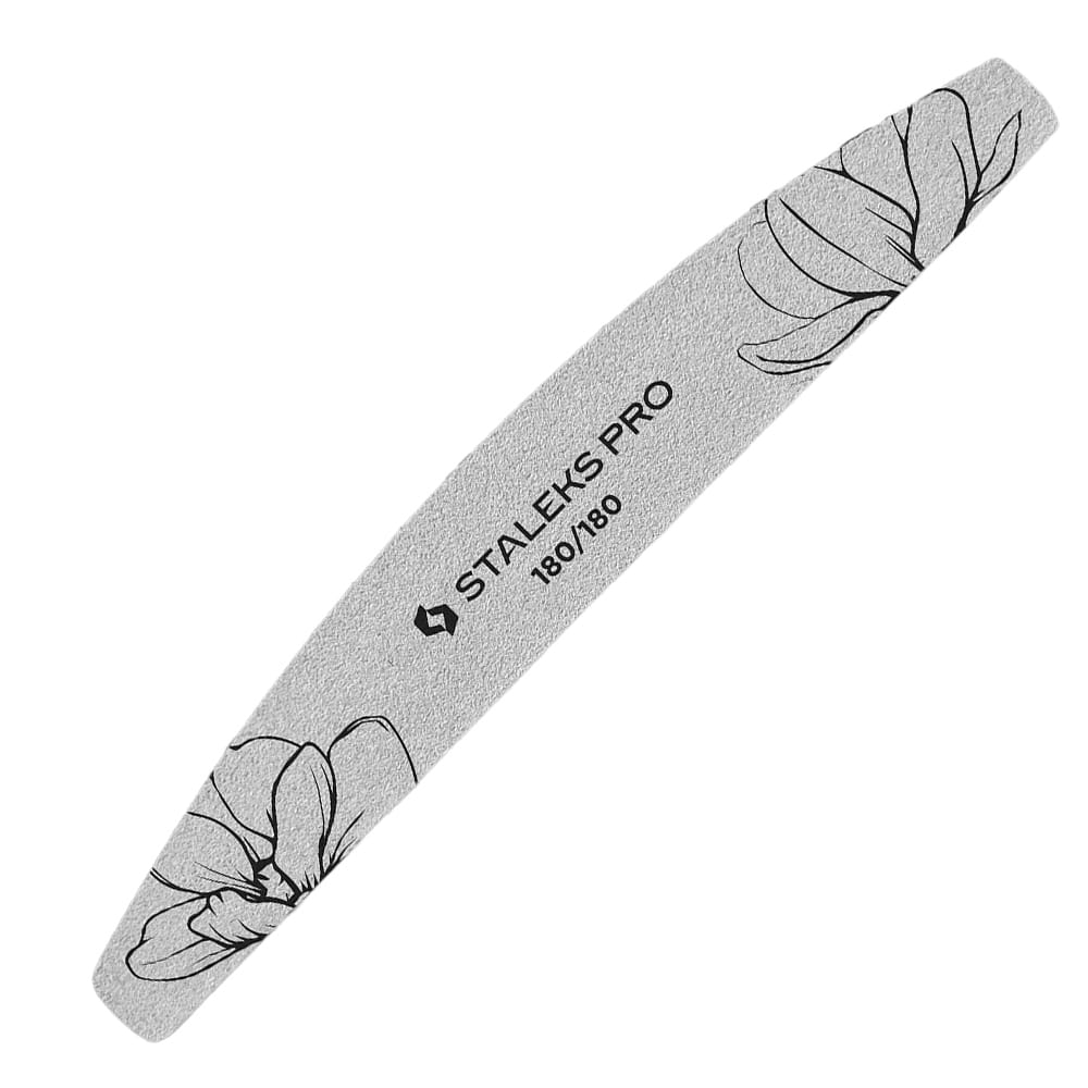 Pilnik mineralny do paznokci łódka półksiężyc 180/180 Staleks Expert 40 25 szt