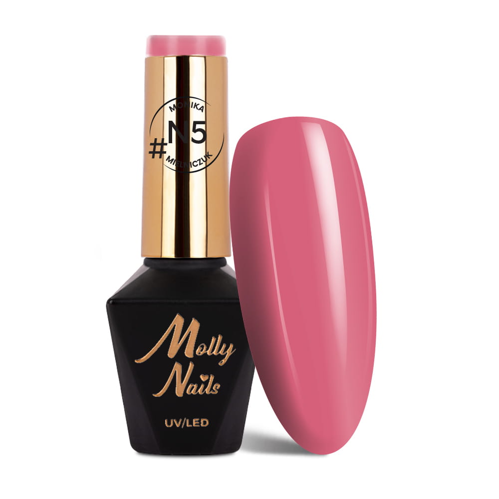 Lakier hybrydowy Molly Nails #Natural by Monika Mielniczuk HEMA/Di-HEMA free 8g Nr #N5