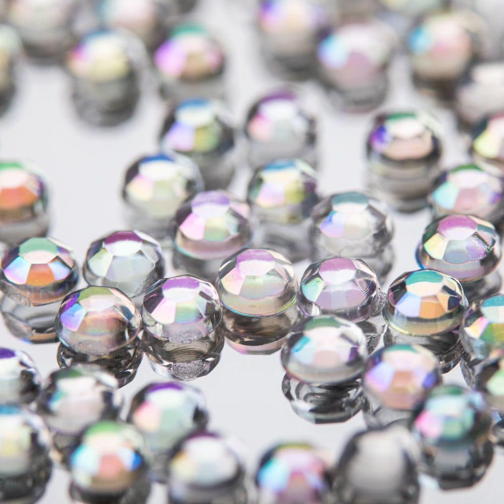 Ozdoba do paznokci cyrkonie imitacja szkła opalizujące 1,5 mm ok.100 szt Nr 1