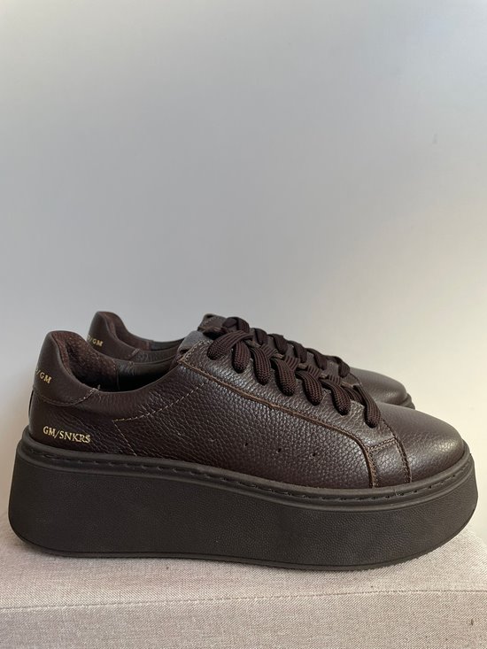 Sneakersy SN41 - 1 Brąz Groch / Brąz