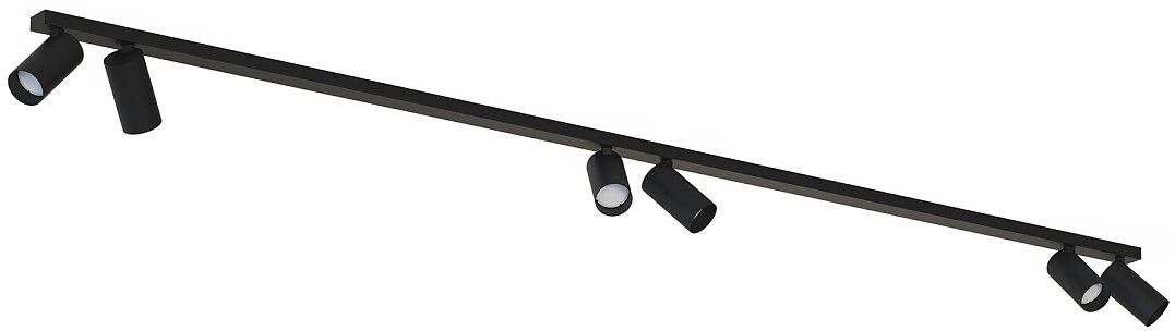 Darmowa Dostawa - Lampa podsufitowa 6x10 W czarna Nowodvorski Lighting Mono 7844