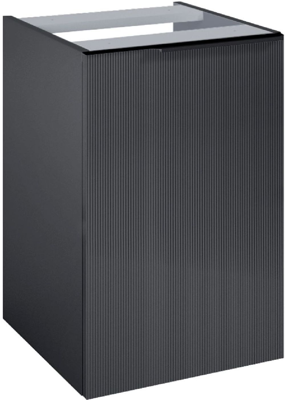 Darmowa Dostawa - Szafka 40x52.4x63.5 cm boczna wisząca czarna Elita Soho RE080402047160