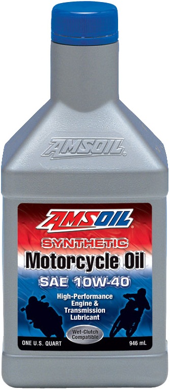 AMSOIL MCF 4T MOTORCYCLE OIL 10W40 0.94L 1Q - Petrostar