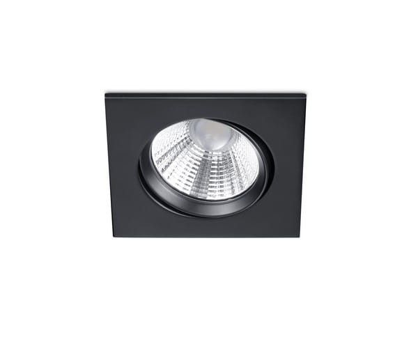 Oprawa sufitowa wpuszczana Trio Pamir czarna LED 5.5W 3000K 345 lm ruchoma IP23 wym: 5,4 x 8,5 x 8,5 cm kwadratowa - 1 szt.