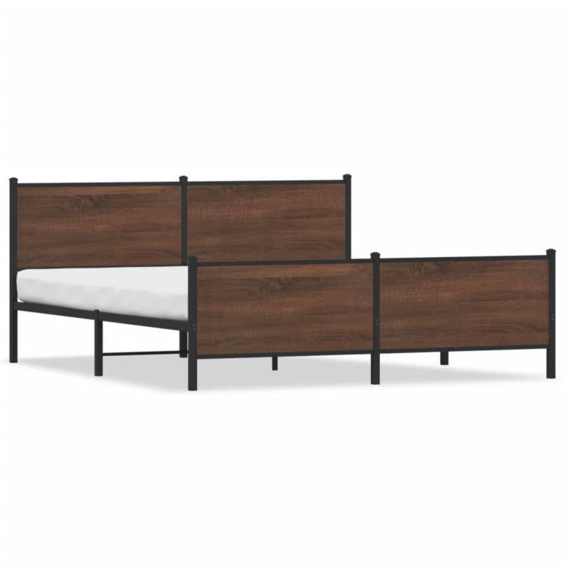 Łóżko metalowe WaszeMeble 183x213 cm brązowy WM-3301374 1 szt.