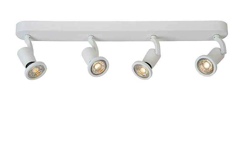 Lampa sufitowa Lucide Jaster biała 4 x GU10 x 5W wym: 50 x 6 cm - 1 szt.