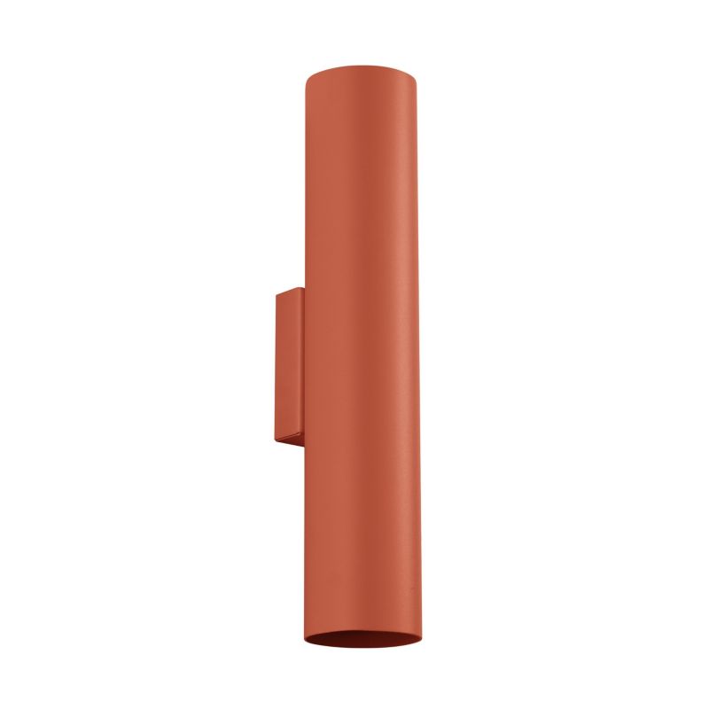 Kinkiet ścienny Sollux Lighting Lagos ochra czerwona góra-dół 2 x GU10 x IP20 wym: 30 x 6 x 8 cm - 1 szt.