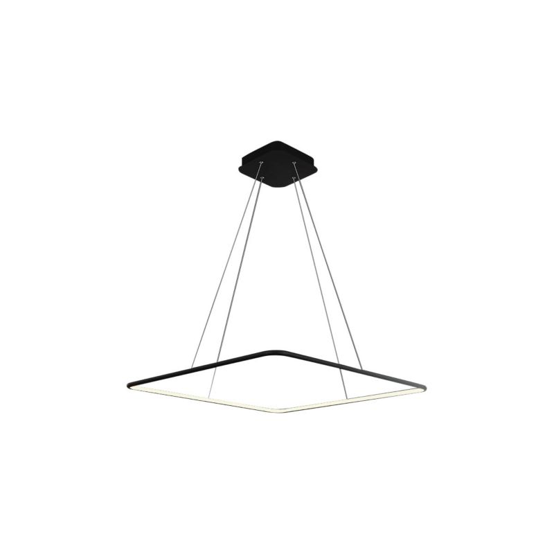 Lampa sufitowa wisząca Milagro Nix 5175 czarna szerokość 40 cm wbudowany LED 25W 1 szt.