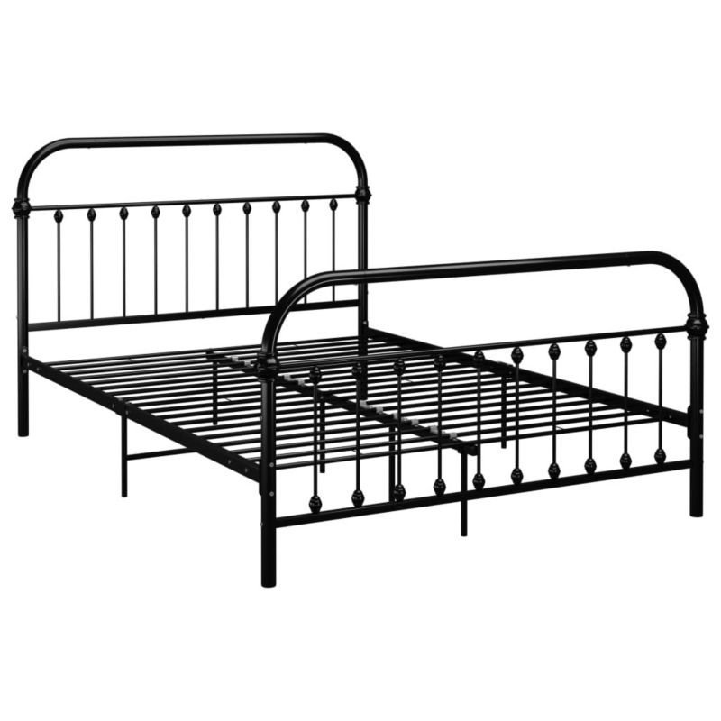 Łóżko metalowe WaszeMeble 160x200 cm czarna WM-284502 1 szt.