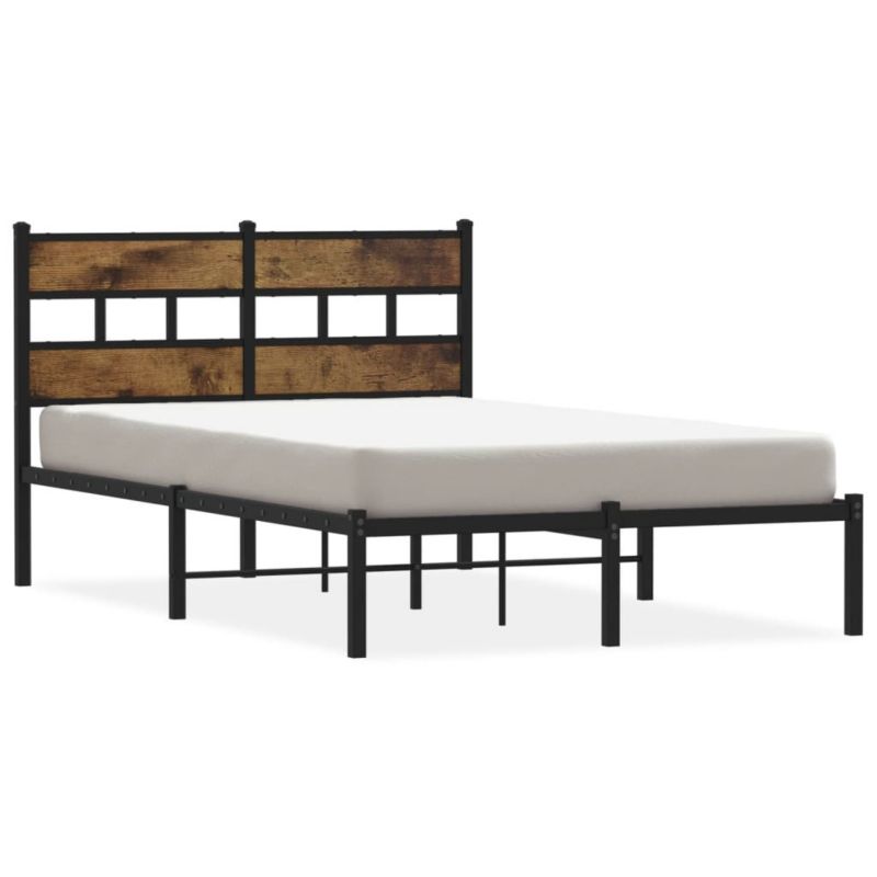 Łóżko metalowe WaszeMeble 120x200 cm dąb WM-4017051 1 szt.
