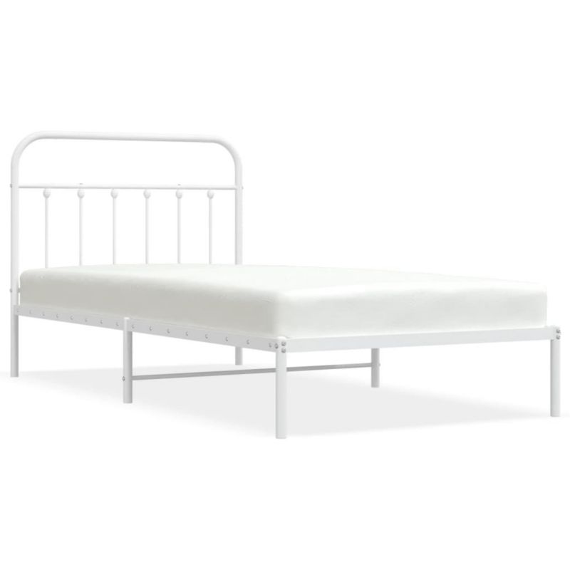 Łóżko metalowe WaszeMeble 107x203 cm biała WM-352623 1 szt.