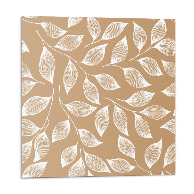 Kafelki samoprzylepne Wallfluent 50x50 cm Wzór liści w fakturze 4 szt.