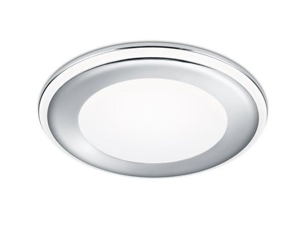 Oprawa sufitowa wpuszczana Trio Aura srebrno-chromowana LED 10W 3000K 1040 lm IP20 wym: 14,8 x 14,8 cm okrągła - 1 szt.