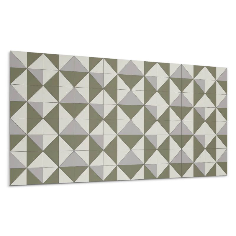 Kafelki samoprzylepne Wallfluent 40x20 cm Motyw trójkątnych form 10 szt.