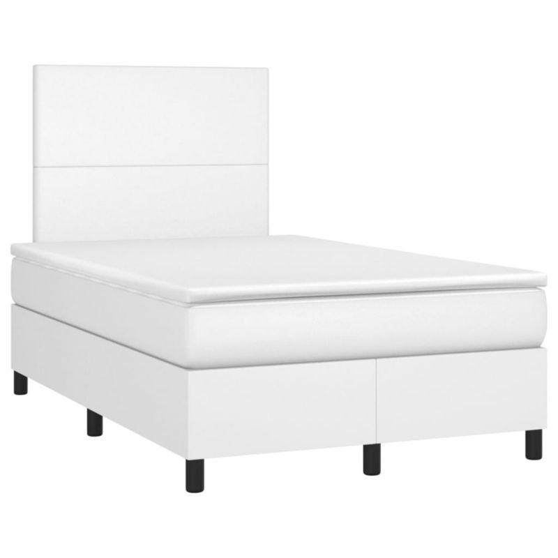 Łóżko kontynentalne WaszeMeble 120x200 cm biała WM-3135814 1 szt.