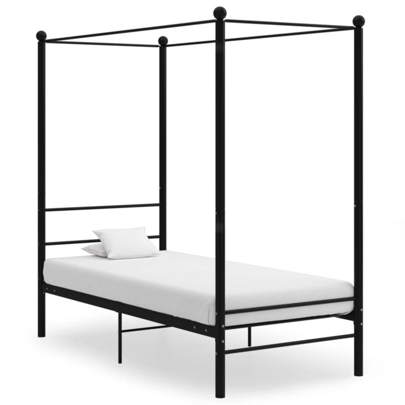 Łóżko metalowe WaszeMeble 90x200 cm czarna WM-325051 1 szt.