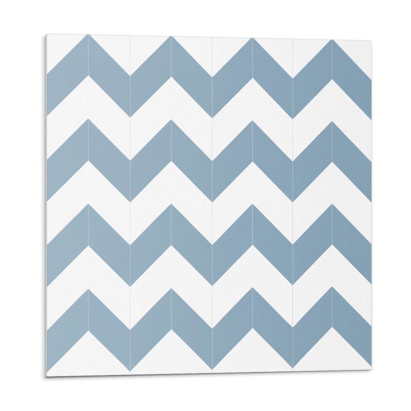 Kafelki samoprzylepne Wallfluent 30x30 cm Wzór z falującymi zygzakami 9 szt.