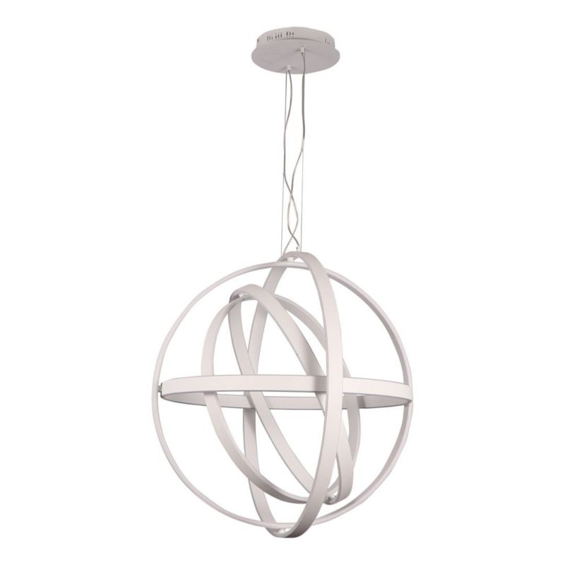 Żyrandol Milagro Copernicus 1549 biały szerokość 60 cm wbudowany LED 180W 1 szt.