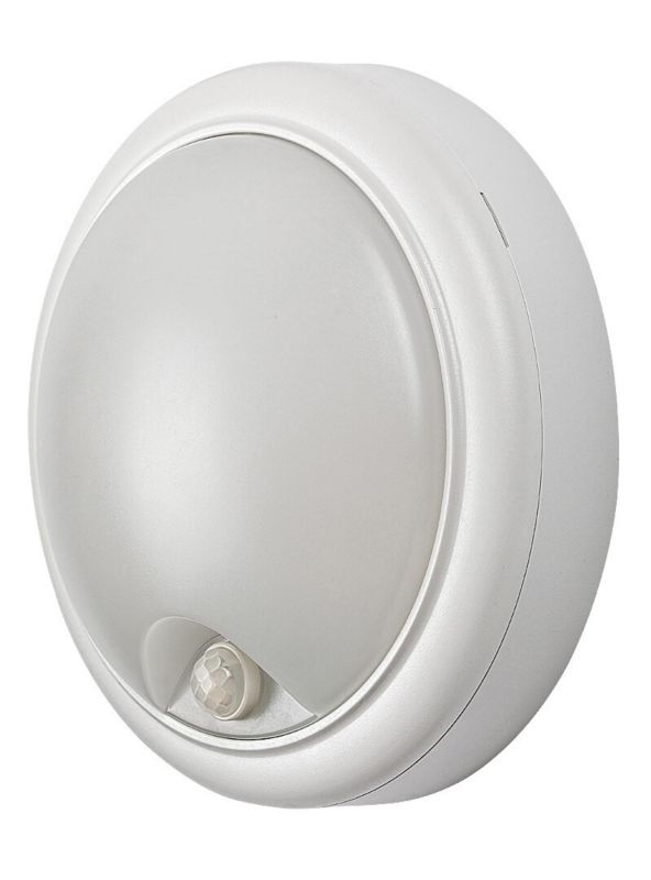 Kinkiet zewnętrzny z czujnikiem Rabalux Hitura biały LED 15W 4000K 1500lm IP54 wym: 18 x 18 x 7 cm tworzywo sztuczne - 1 szt.