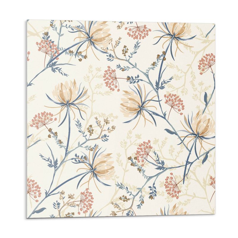 Kafelki samoprzylepne Wallfluent 50x50 cm Wzór florystyczny 4 szt.
