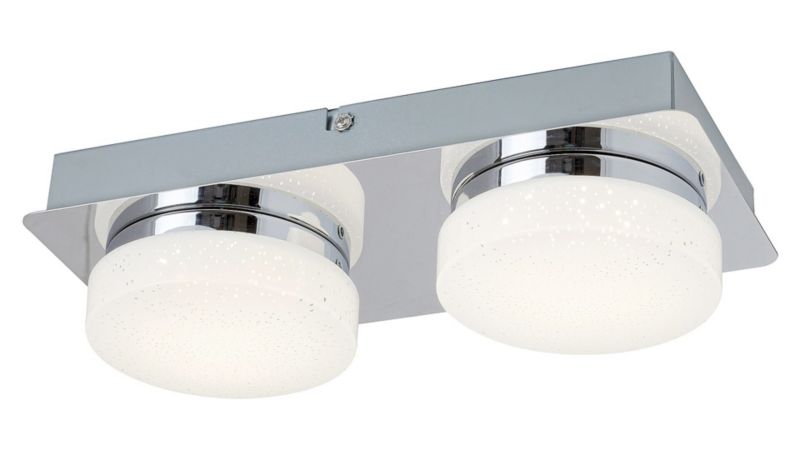 Kinkiet ścienny Rabalux Hilary chromowany biały LED 10W 4000K 800lm IP20 wym: 28 x 7 cm - 1 szt.