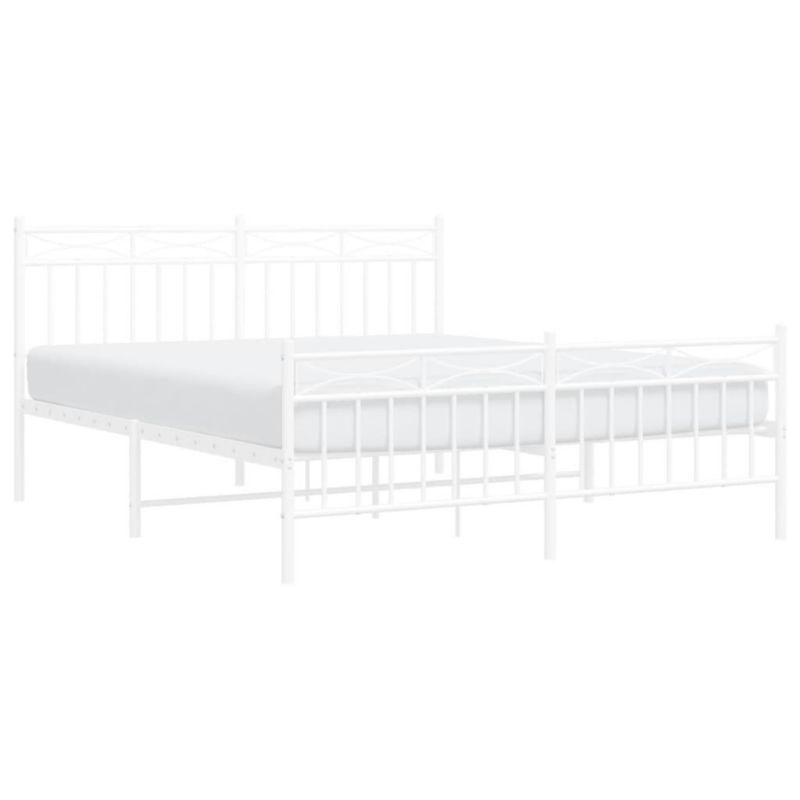 Łóżko metalowe WaszeMeble 160x200 cm biała WM-373761 1 szt.