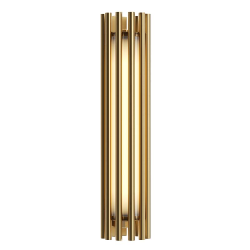 Kinkiet ścienny Maytoni Sonata mosiężno-złoty LED 12W 3000K 330lm IP20 wym: 36 x 8,1 x 8,1 cm - 1 szt.