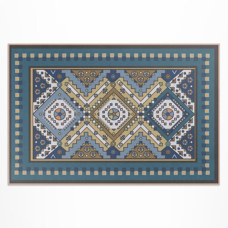 Balkonowy Dywan Winylowy Wallfluent 150x225 cm Marokańskie geometryczne 1 szt.