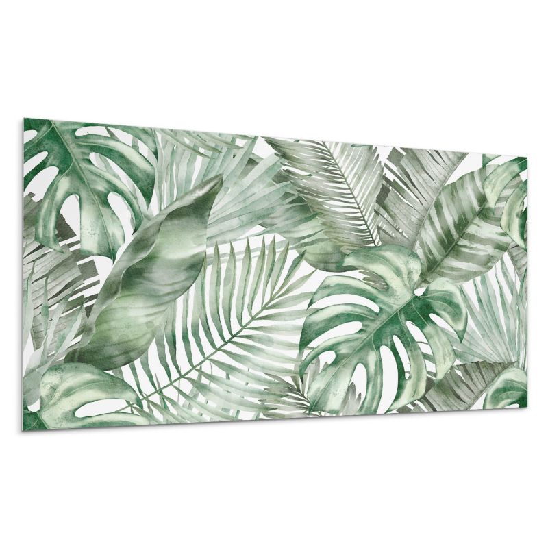 Kafelki samoprzylepne Wallfluent 60x30 cm Wzór tropikalnych liści 6 szt.