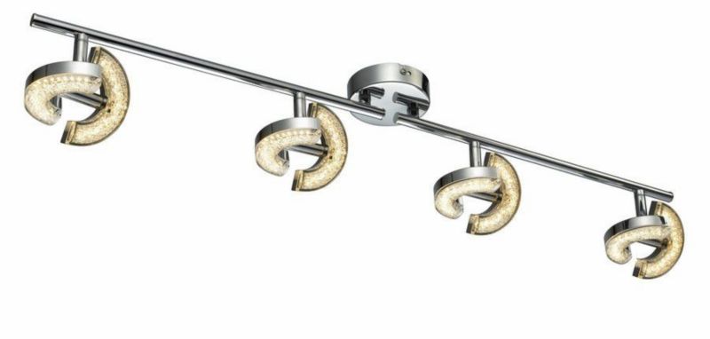Lampa sufitowa wisząca Reality Semic nikiel wym: 13 x 78 x 10 cm wbudowany LED 3W 1 szt.