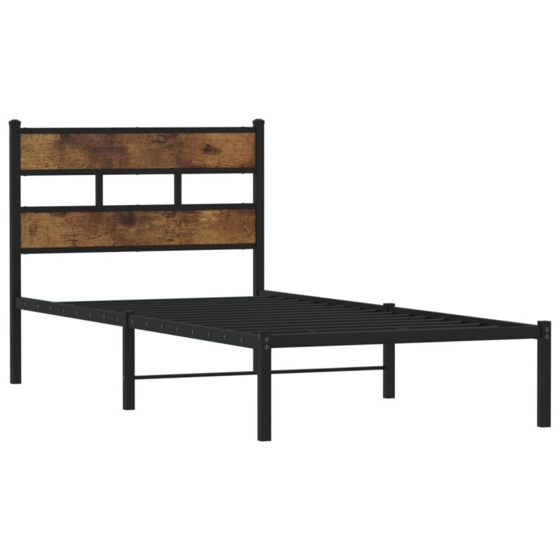 Łóżko metalowe WaszeMeble 80x200 cm dąb WM-4017044 1 szt.
