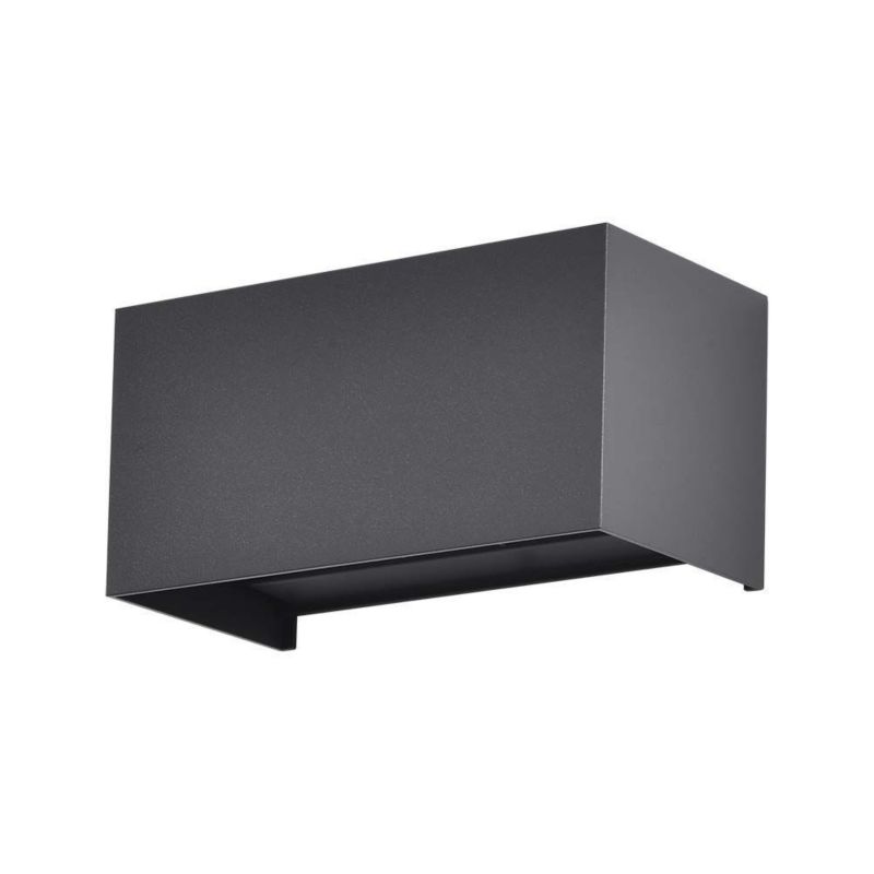 Kinkiet ścienny zewnętrzny V-TAC czarny LED 24W 3000K 2720lm IP65 wym: 10 x 20 x 10 cm aluminium - 1 szt.