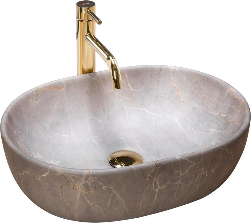 Umywalka nablatowa GTM Design Amelia M5 Brązowa 1 szt.