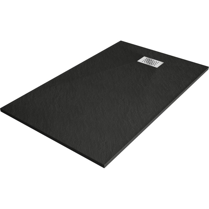 Brodzik prostokątny Mexen Hugo czarny 150x80 cm 42708015-X 1 szt.