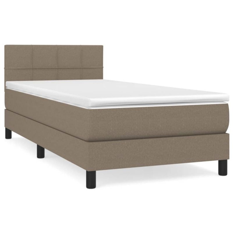 Łóżko kontynentalne WaszeMeble 100x200 cm Brązowe WM-3140037 1 szt.
