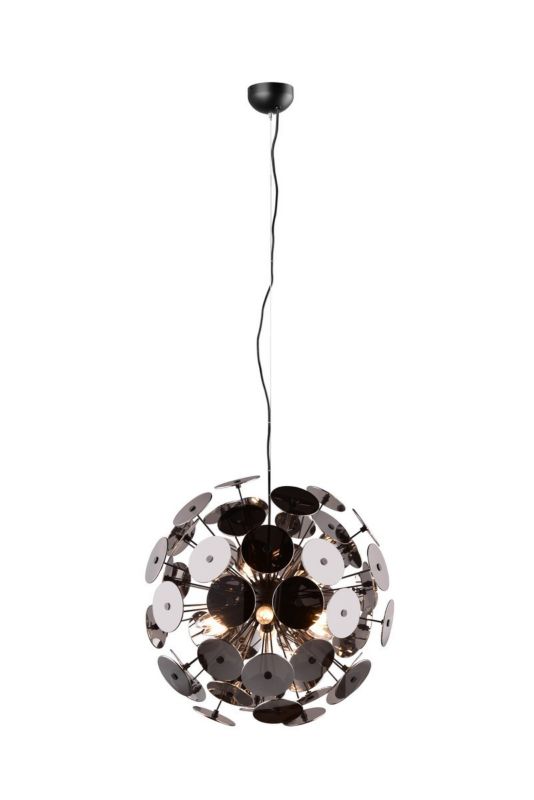 Lampa wisząca Trio Discalgo 3657 czarna nowoczesna 6xE14 x 40W 1 szt.