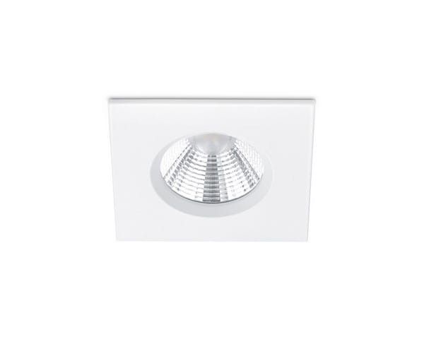 Oprawa wpuszczana Trio Zagros łazienkowa biała LED 5.5W 3000K 345 lm IP65 wym: 5,4 x 8,5 x 8,5 cm kwadratowa - 1 szt.