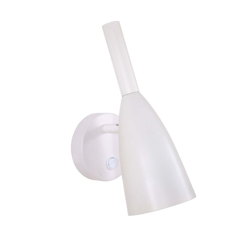 Kinkiet ścienny Light Prestige Solin biały 1 x E14 x 40W IP20 wym: 27 x 12 cm - 1 szt.