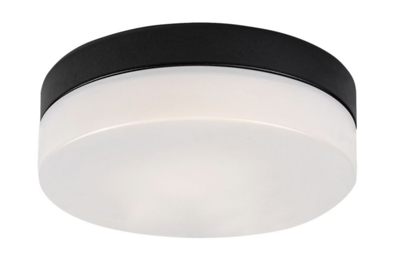 Plafon sufitowy Rabalux Gaelo czarno-biały LED 15W 4000K 1150lm łazienkowy IP44 wym: 8 x 23,5 x 23,5 cm metal - 1 szt.