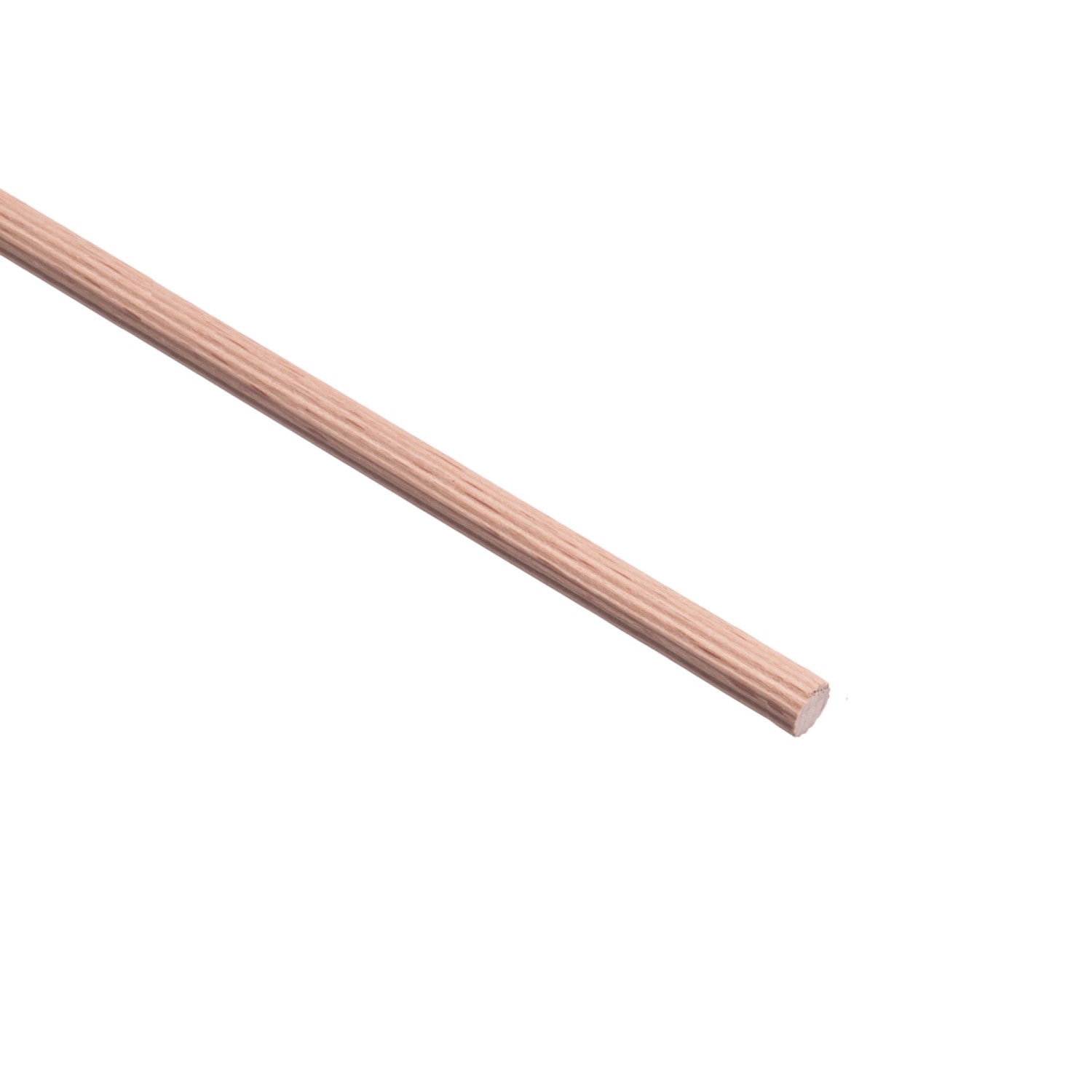 Listewka okrągła bukowa, ryflowana, wym. 6 mm x 1000 mm