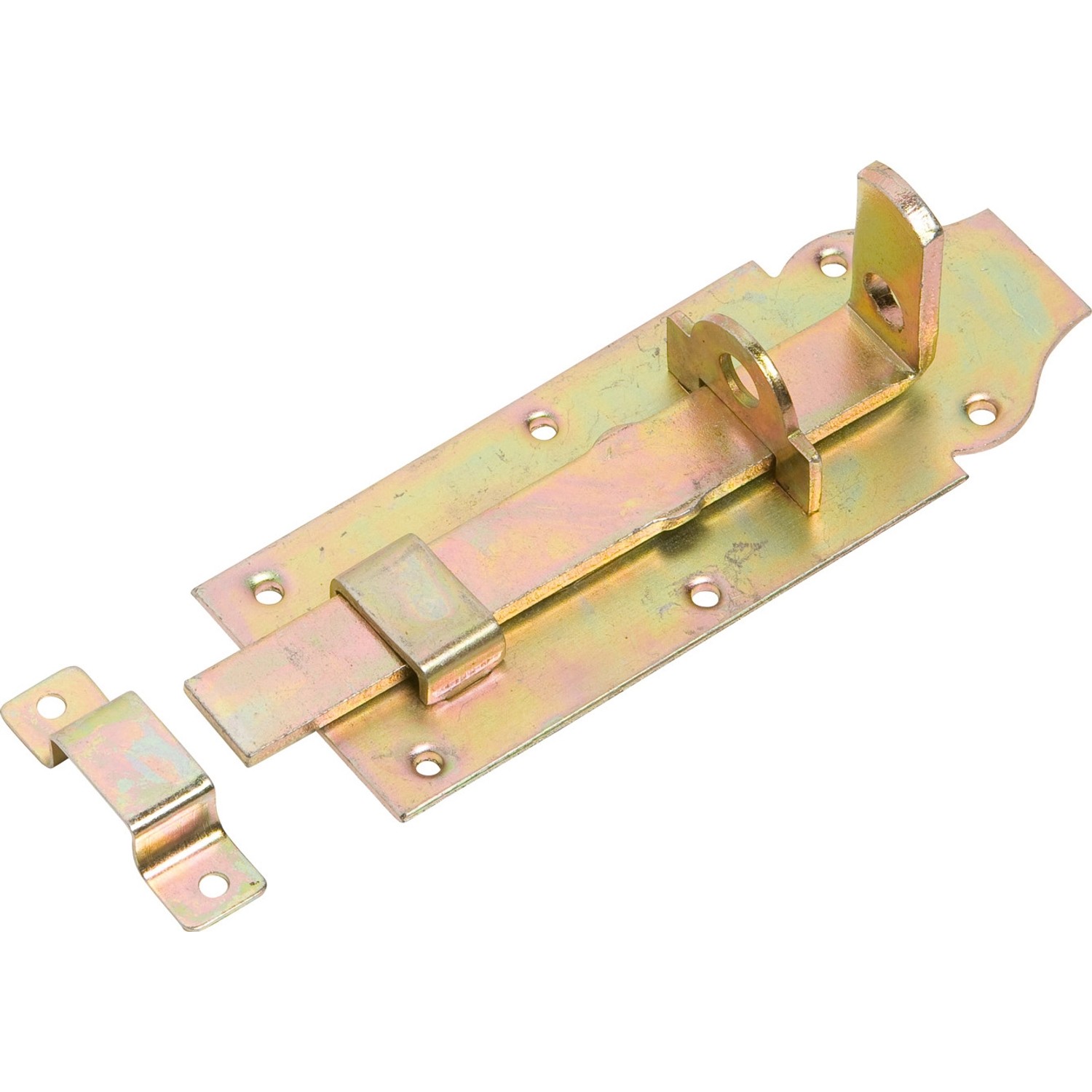 Zasuwa drzwiowa 160 mm x 55 mm ocynkowana na żółto